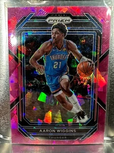 2022-23 Panini Prizm Pink Ice Prizm Aaron Wiggins Thunder OKC #65 - Picture 1 of 2