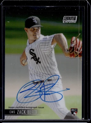 2021 Stadium Club Chrome Autographs Zack Burdi RC - Image 1 of 2