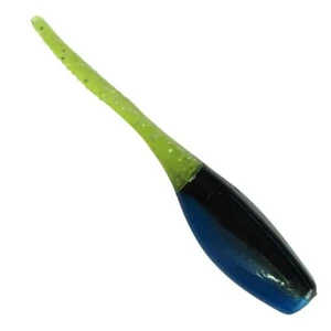 Southern Pro 2.0" Stinger Shad SS04 nero blu Chartreuse scintillante 50 carati - Foto 1 di 1