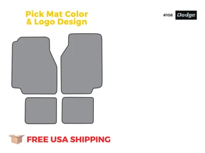 FITS 1978-1979 Dodge Magnum Floor Mat 4pc Cutpile Foto 1 de 4