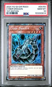 Cyber Dragon ALT ART - PSA 10 - RA03-EN155 - Platinum Secret Rare - Yugioh - Bild 1 von 2