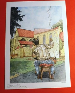 EX-LIBRIS. On a marché sur la bulle. ROCCO. 15 x 21 cm. Signé. - Picture 1 of 1