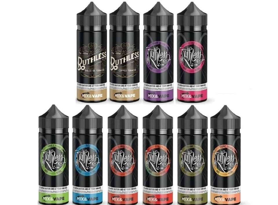 Ruthless E Liquid  100/0mg E juice Vape JuiceFASTEST DISPATCH |TRACKED DELIVERY| - Image 1 of 1