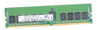 SK hynix 8GB 1Rx4 PC4-2400T-R DDR4 Server-RAM Modul REG ECC - HMA41GR7AFR4N-UH - Bild 1 von 4