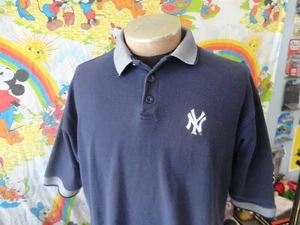 Polo blu vintage anni 90 1998 World Series Champs New York Yankees taglia XL - Foto 1 di 4