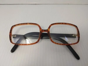 Vintage Liz Claiborne Tortoise Shell Rectangular RX Eyeglass Frames - Picture 1 of 8