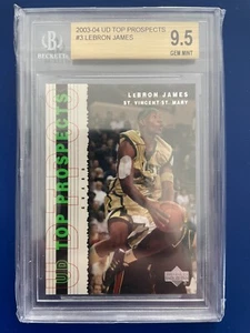 2003-04 Lebron James UD Top Prospects #3 novato a radiocontrol BGS 9,5 GEMA VERDADERA CON 10 SUB - Imagen 1 de 2