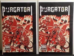 Libro de historietas Dynamite PURGATORI #2 (x2) cubiertas J TMNT variante homenaje 2021 - Imagen 1 de 3