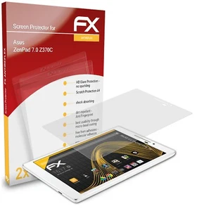 atFoliX 2x Screen Protection Film for Asus ZenPad 7.0 Z370C matt&shockproof - Picture 1 of 9