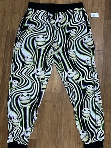 Disney Parks Nightmare Before Christmas Pants Womens Medium Black Lounge - Picture 1 of 4