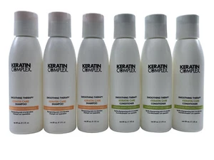 Keratin Complex Keratin Care Shampoo 3 OZ Set of 3 & Conditioner 3 OZ Set of 3 - Picture 1 of 1