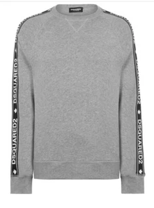 Dsquared2 DS2 Sweatshirt grau Tape Logo BESCHREIBUNG LESEN Herren Größe XL #REF3 - Bild 1 von 7