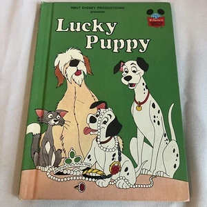 Lucky Puppy Disney's Wonderful Workd of Reading 101 Dalmatians 1978 Vintage HC - Bild 1 von 3
