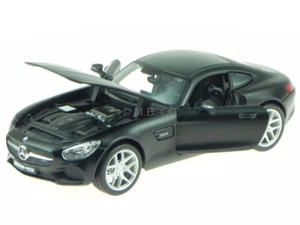 Mercedes C190 AMG GT negro coche en miniatura 31134 Maisto 1:24 - Imagen 1 de 7