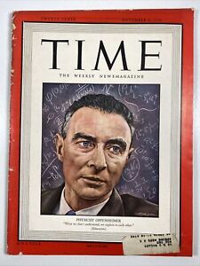 Time Magazine November 8, 1948 Physicist J. Robert Oppenheimer -full magazine