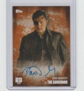 TOPPS WALKING DEAD SEASON 5 DAVID MORRISSEY/GOVERNOR AUTOGRAPH CARD #/99! - Picture 1 of 2