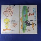 Uncut Tweety Bird & Daffy Duck Fun Post Card by Warner Bros Looney Tunes