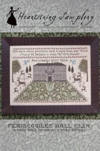 Feniscowles Hall 1824 by Heartstring Samplery cross stitch pattern - Picture 1 of 1