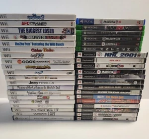 Bulk Lot Of 40 PS2 Wii PS4 Xbox One Xbox 360 Games Bundle - Picture 1 of 3