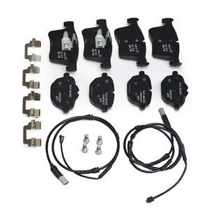 34106799801 Fit For BMW 228i 328i 428i X3 X4 Front & Rear Brake Pad Set & Sensor - Picture 1 of 14