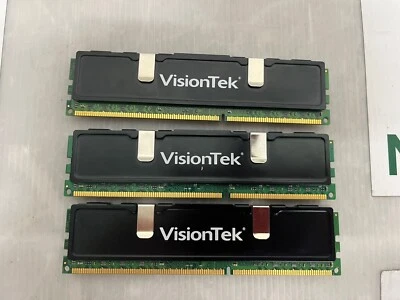 VisionTek 12 GB RAM (3x4GB) PC3 10600 - GAMING RAM - 1333Mhz - Image 1 of 2