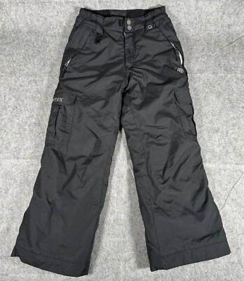 686 Pantalones de Snowboard Juveniles Medianos Pantalones de Nieve Negro Pantalón Ajustable Forrado Carga Foto 1 de 4