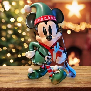 2024 Disney Parks Mickey Elf Popcorn Bucket Very Merry Christmas Party - Picture 1 of 4