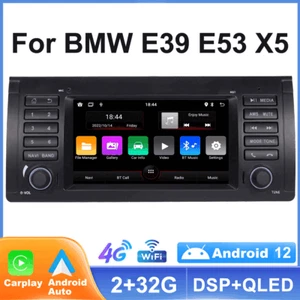 Car Stereo Radio for BMW 5 Series E39 X5 M5 GPS Navigation DAB Android Head Unit - Picture 1 of 14
