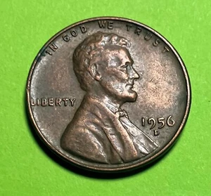 1956-D/D Lincoln Wheat Cent; Minting Error--RPM!!! (WC-047) - Picture 1 of 6