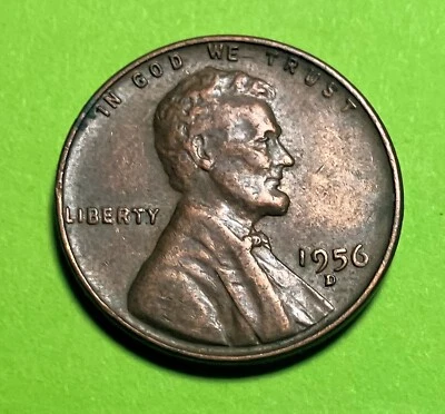 Centavo Lincoln Wheat 1956-D/D; error de acuñación--¡RPM!!!  (WC-047) Foto 1 de 4