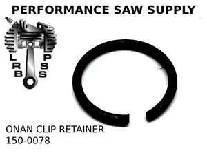 1 NEW ONAN 150-0078 GOVERNOR SHAFT RETAINER CLIP FITS BG43 BG48 P216 P218 P220 - Picture 1 of 1
