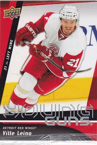 2009-10 Ville Leino Upper Deck Series One JUMBO Oversize Young Guns RC XL-5