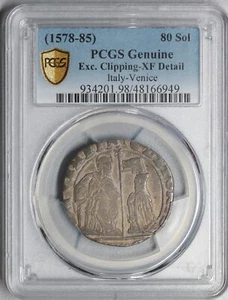 Republik Venedig Nikolaus von Brücke 80 Geld Münzen Präunitäre Staaten PCGS - Bild 1 von 2