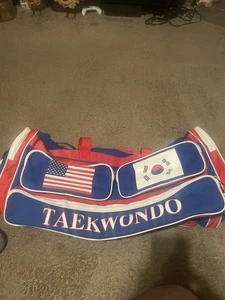 Große ATA Tasche schwarz Gürtel Academy Taekwondo 28" x 12" x 12" Karate Ausrüstung Seesack - Bild 1 von 17