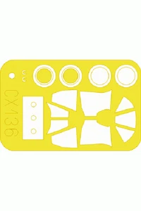 Eduard 1/72 Scale Masks for F4U-1 by Tamiya - CX136 - Picture 1 of 1