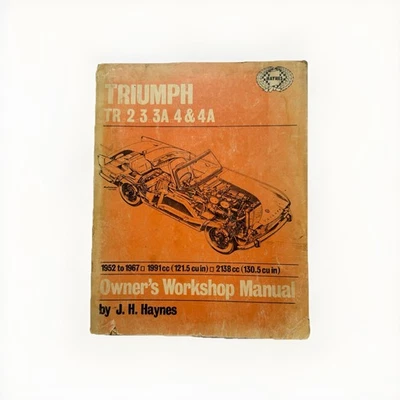 Triumph TR3 TR4 1952-1967 taller reparación manual cableado diagramas carrocería del motor Foto 1 de 4
