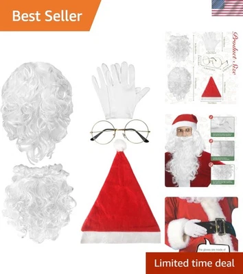 Deluxe Santa Claus Costume Accessories for Unforgettable Holiday Celebrations - Image 1 of 4