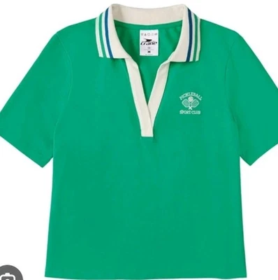Womens Crane Pickleball Green Short Sleeve Moisture Wicking Lightweight Shirt 16 - Image 1 of 4