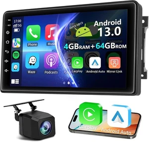 Radio estéreo para automóvil Android de 10,1" GPS inalámbrico CarPlay para Jeep Wrangler JK 07-18 - Imagen 1 de 10