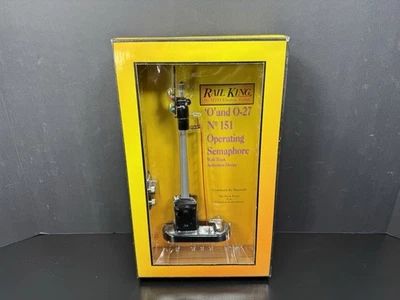 MTH RailKing RK-1035 No. 151 operating semaphore signal accessory NIB - Image 1 of 4