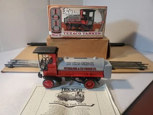 Vintage 1995 Texaco Diecast 1910 Mack Tanker Truck Coin Bank ERTL New in Box - Picture 1 of 11