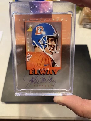1997 Pinnacle Inscriptions - Signatures John Elway /1975 (AU) - Image 1 of 4