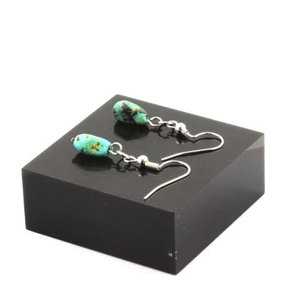 Ohrringe 1 Türkis Perle Aus Südafrika Hergestellt In - Bild 1 von 2