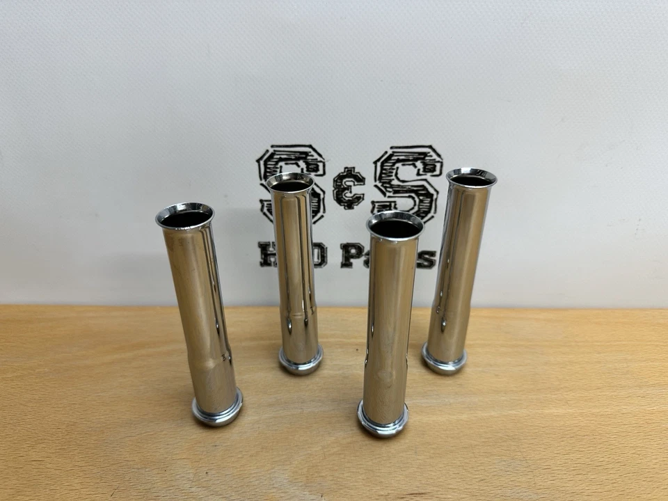 Genuine Harley-Davidson TwinCam Lower PUSHROD COVER Set Chrome 17939-99 - image 1 of 1