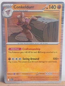 Conkeldurr 049/086 Sv: Black Bolt Holo Rare NM - Bild 1 von 2