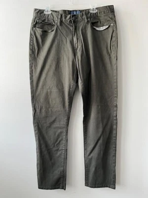 Pantalones de mezclilla deportivos ajustados Lucky Brand 410 para hombre 36x32 verde oscuro rectos informales Foto 1 de 4
