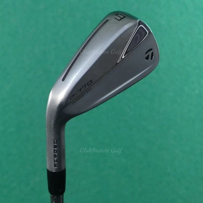 LH TaylorMade P-770 2023 Forged Single 6 Iron Dynamic Gold 95 R300 Steel Regular - Image 1 of 2