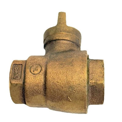LEGEND 1" FNPT 300W STRAIGHT BALL CURB STOP VALVE - Image 1 of 4
