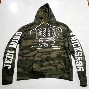 Official Jedi Mind Tricks Army Green Camouflage Hoodie Medium EUC Hip Hop Rap - Picture 1 of 8