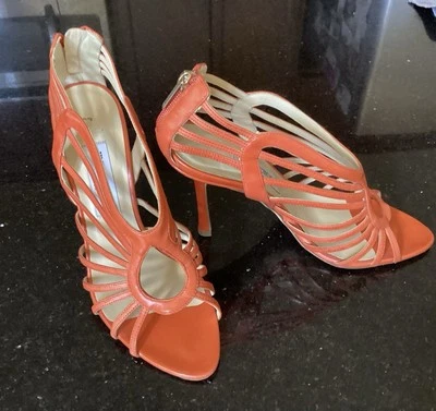 Jimmy Choo Heels Orange Size 39 1/2 (9 1/2) - Image 1 of 4